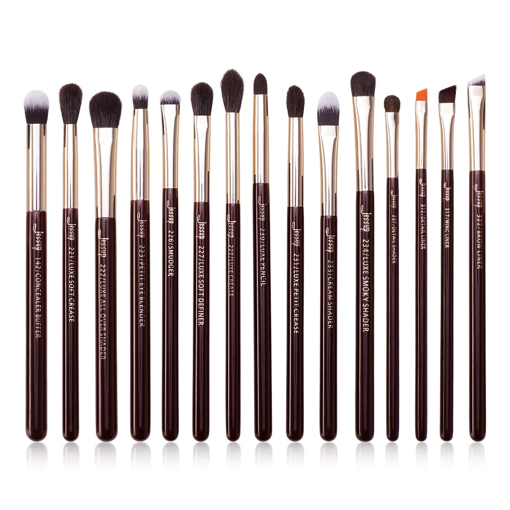 Professional Makeup Brush Set - 15 Pieces