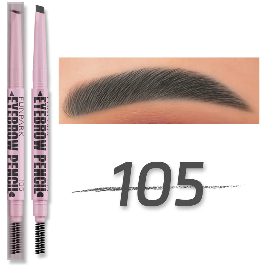 2-in-1 Waterproof Eyebrow Pencil