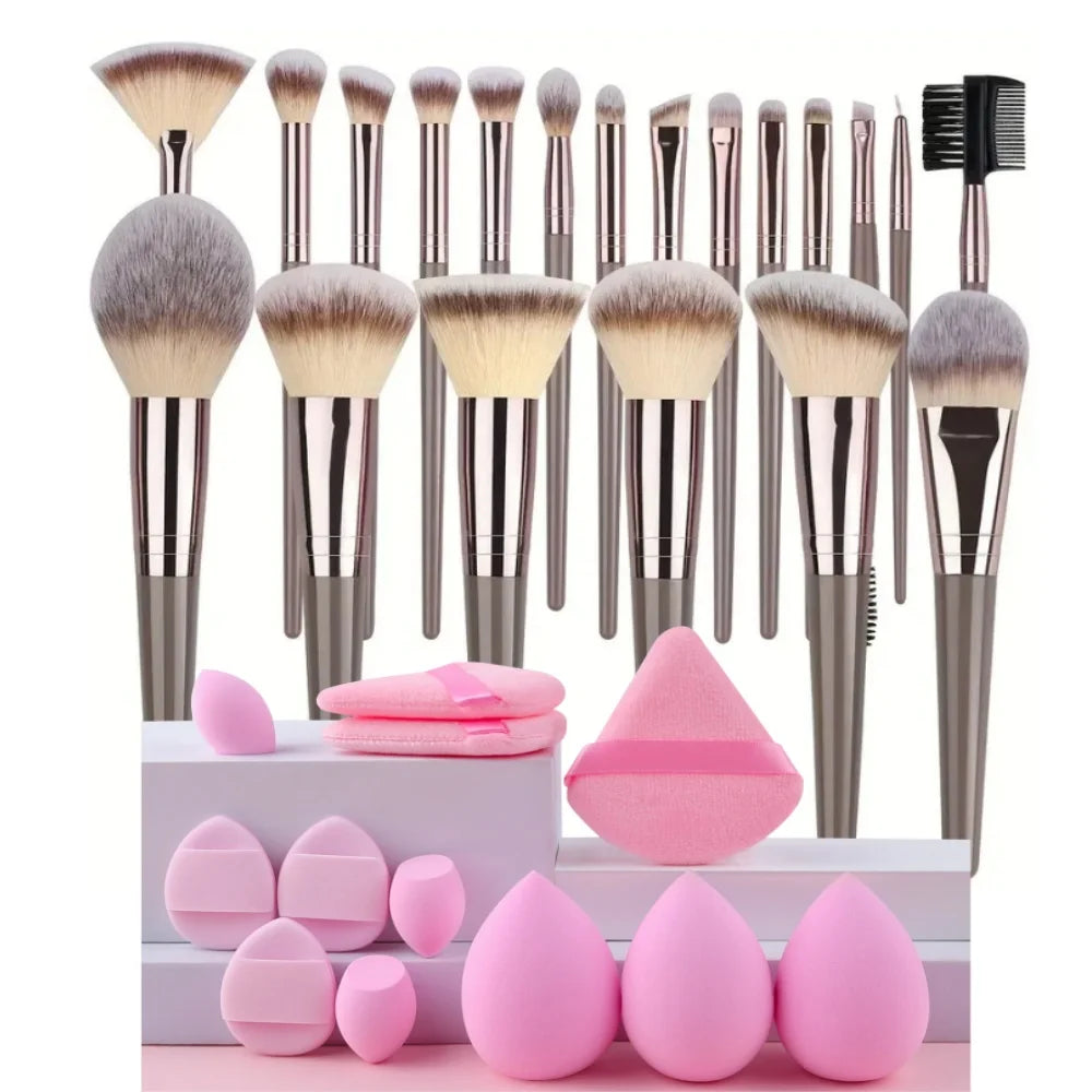 Professional Makeup Brush Set - 3-20 Pieces