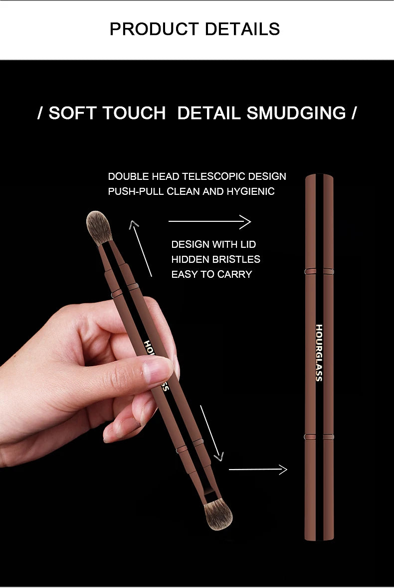 Dual-Ended Retractable Eyeshadow Brush
