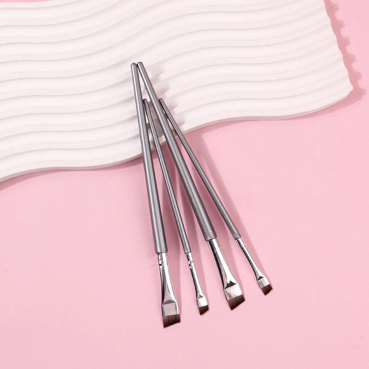 Precision Eyeliner Brush Set - 4 Pieces