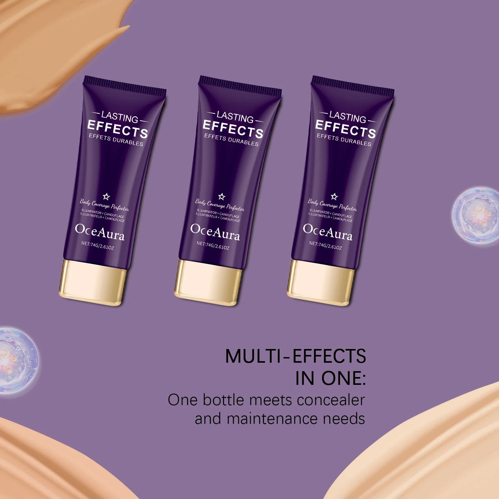 Full Coverage Liquid Concealer - Waterproof Long-Lasting Makeup