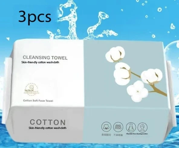 Disposable Facial Cleansing Towels - 100 Pack