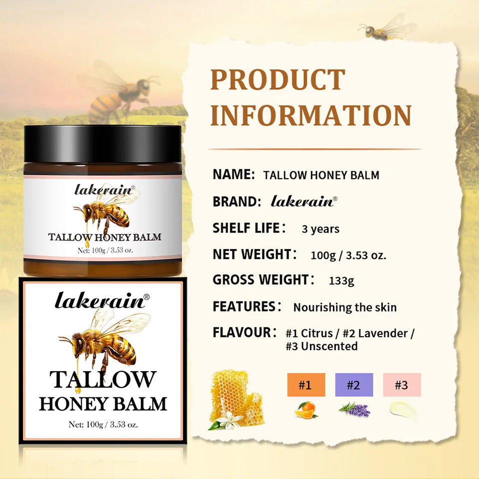 Tallow Honey Balm - Intensive Moisture