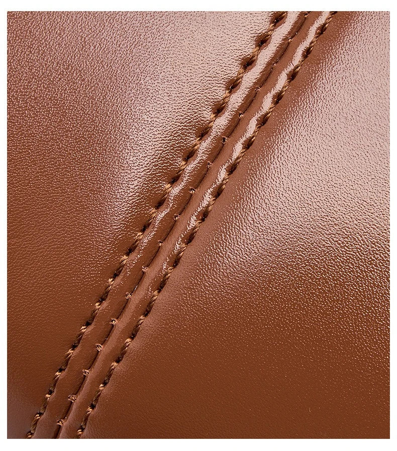 Umhängetasche aus echtem Leder – Designer-Tote 