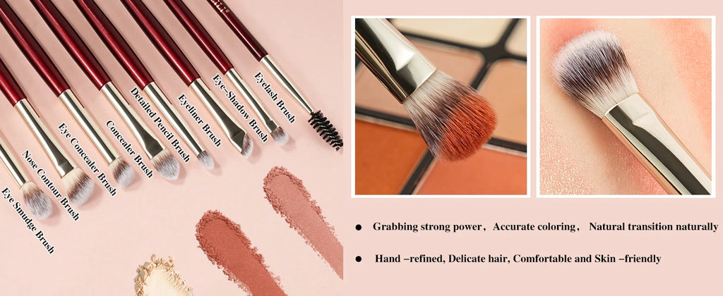 Professional Eyeshadow Brush Set - 15 Pieces
