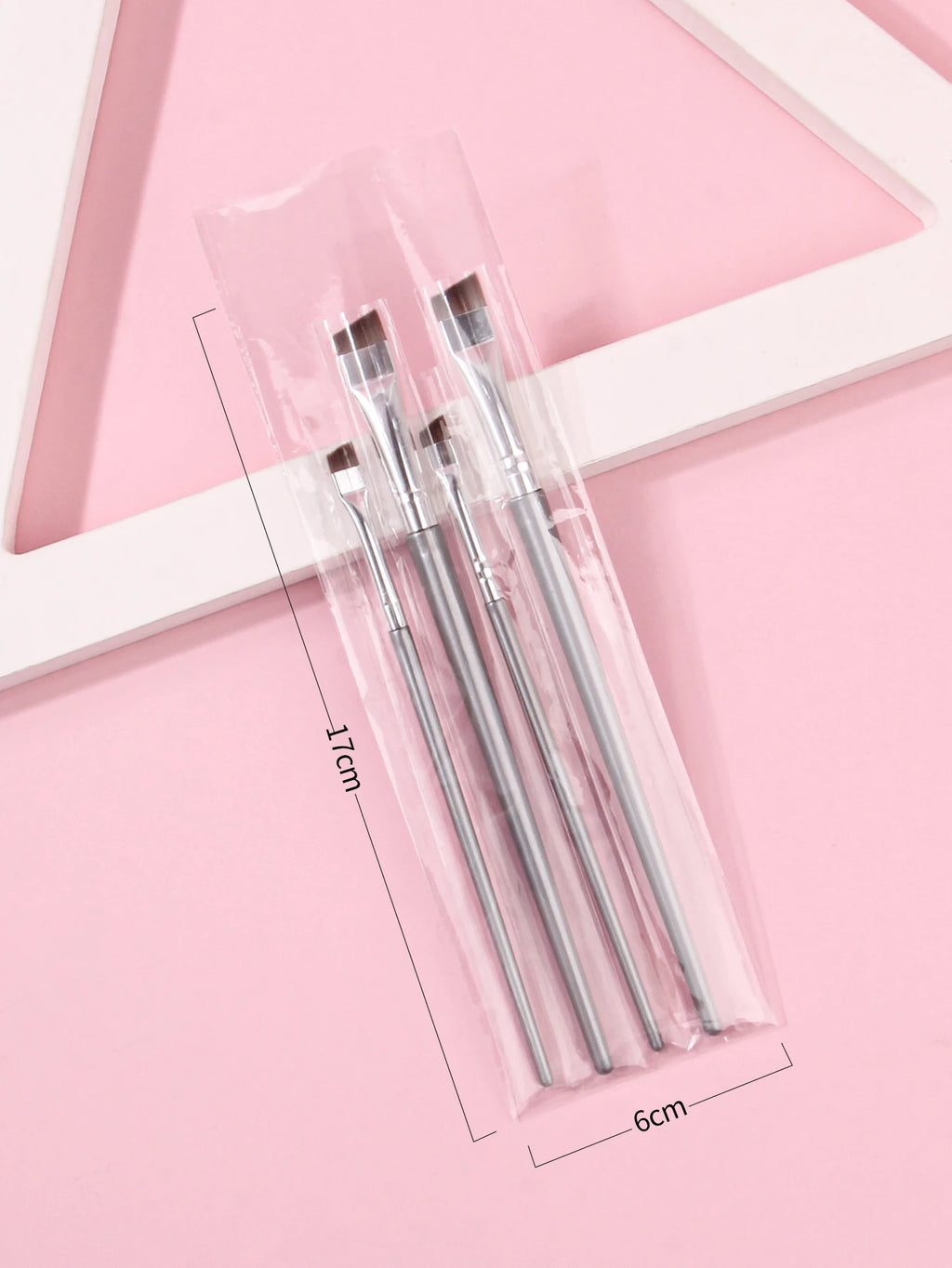 Precision Eyeliner Brush Set - 4 Pieces