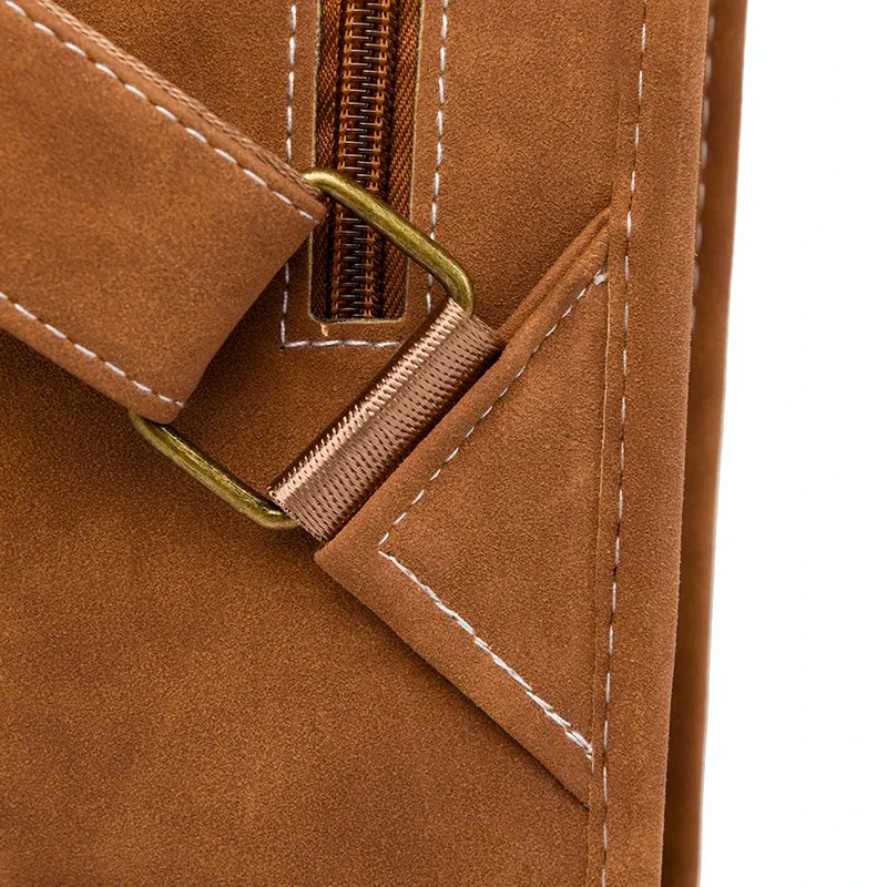 Leather Backpack for Women - Laptop Travel Bag