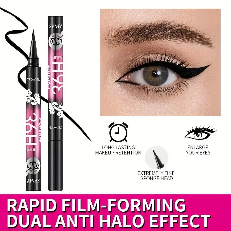 Waterproof Liquid Eyeliner - 12 Pack